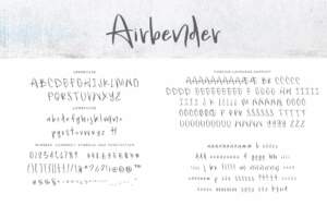 Airbender Letters