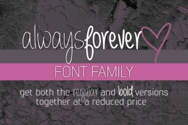 Always Forever Font Family