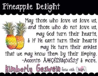 Pineapple Delight Font