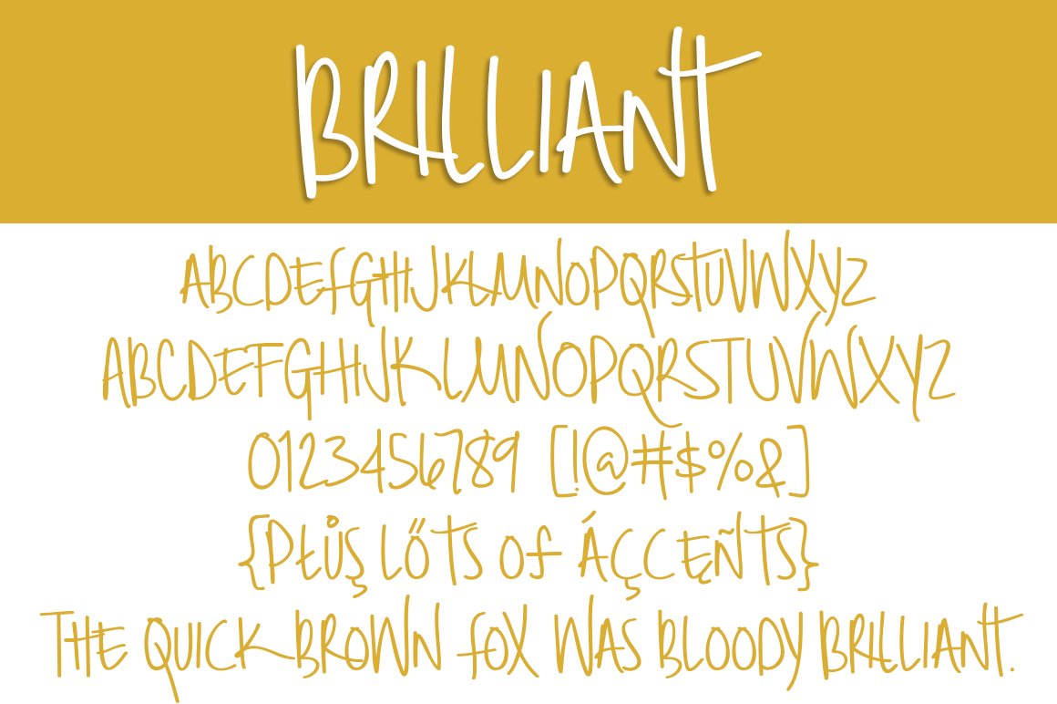 Brilliant Letters