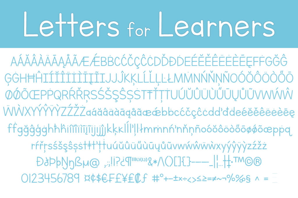 Letters For Learners Letters