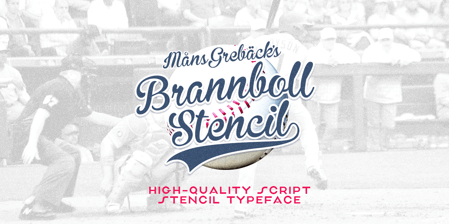 Brannboll Stencil Poster01