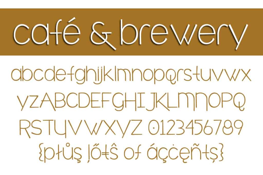 Café & Brewery Letters