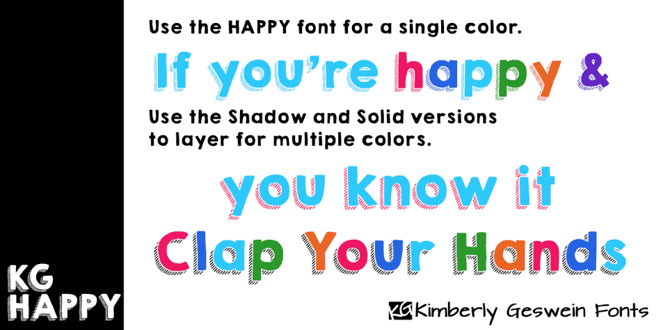 Kg Happy Font