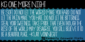Kg One More Night