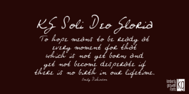 Kg Soli Deo Gloria