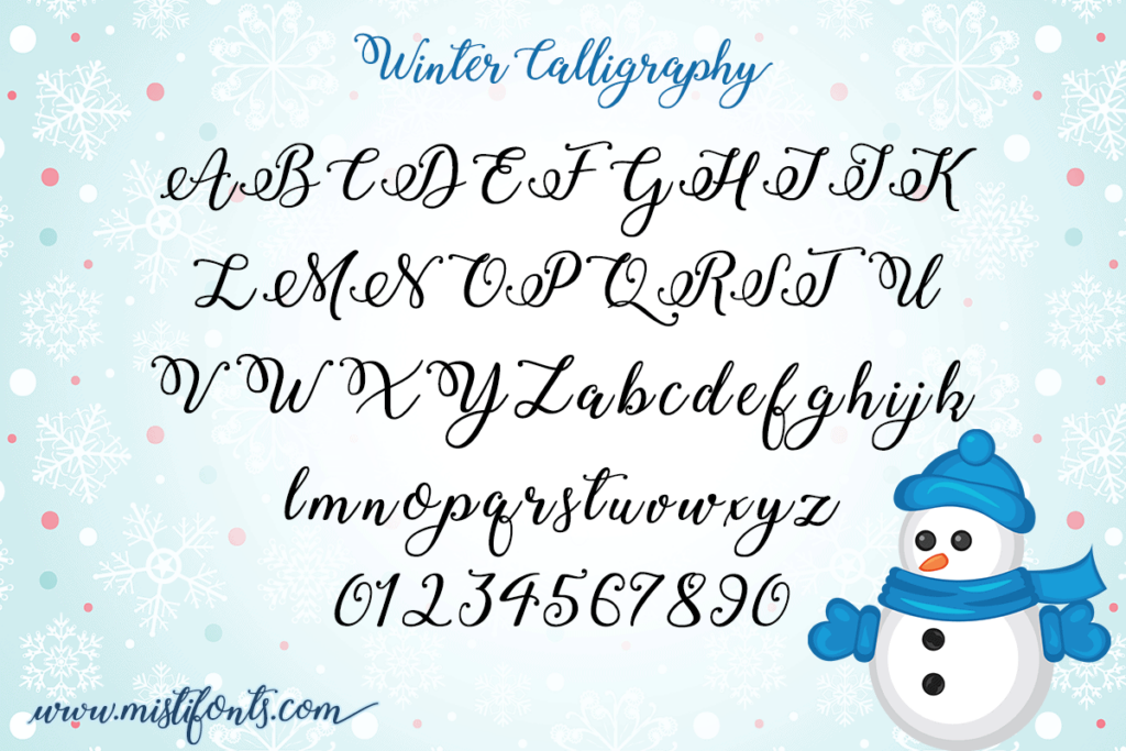 Winter Calligraphy 4