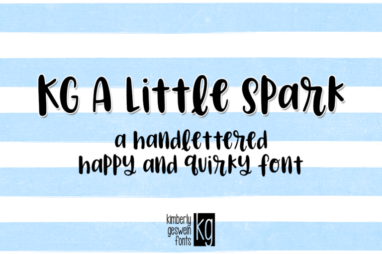 KG A Little Spark Font