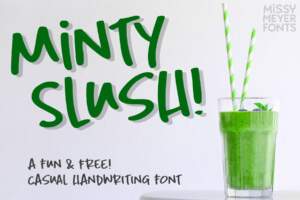 Minty Slush Graphic