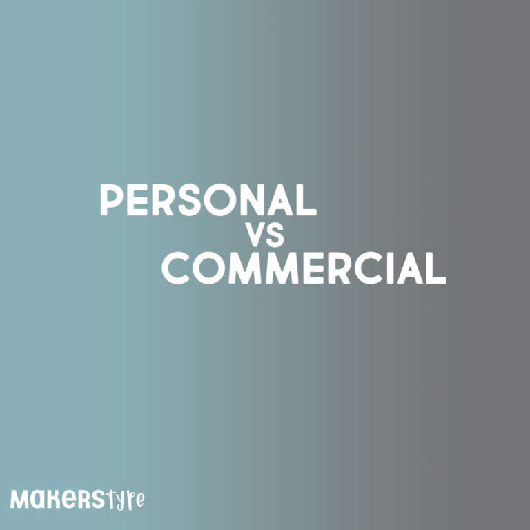 Personal Vs Commercial Use