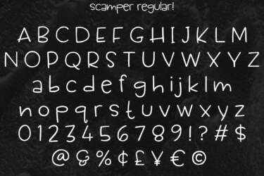 Scamper Letters