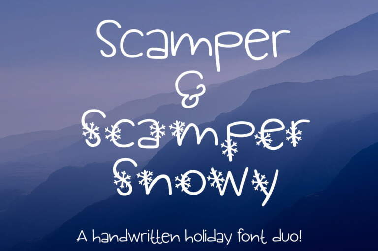 Scamper And Scamper Snowy
