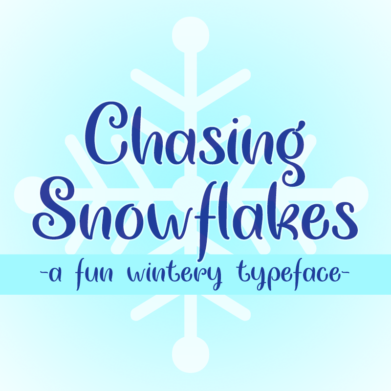 Chasing Snowflakes Flag