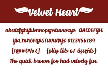 Velvet Heart Letters
