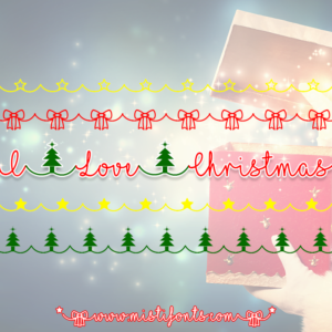 I Love Christmas Flag