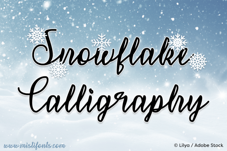 Snowflake Calligraphy