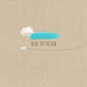 Blue Sky Design Paper Icon