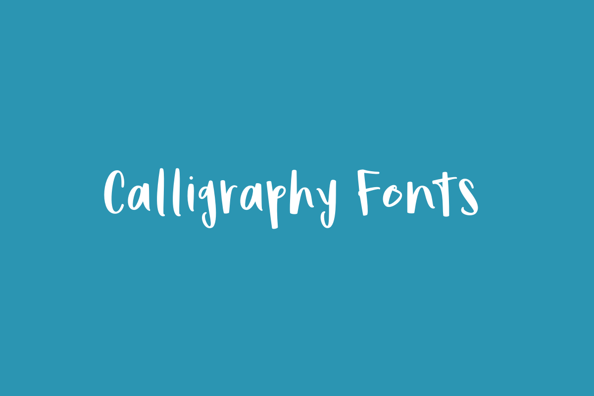 Calligraphy Fonts