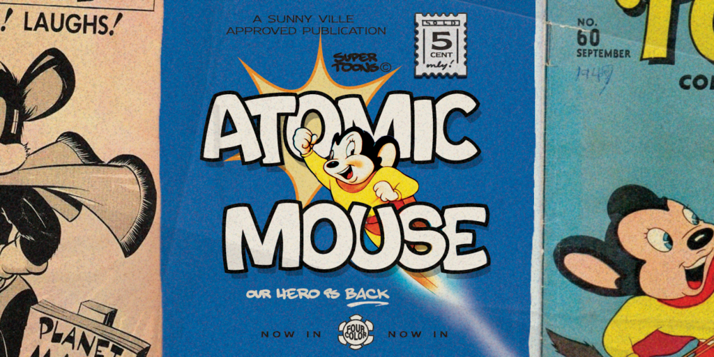 Bouncy Font Atomic Mouse