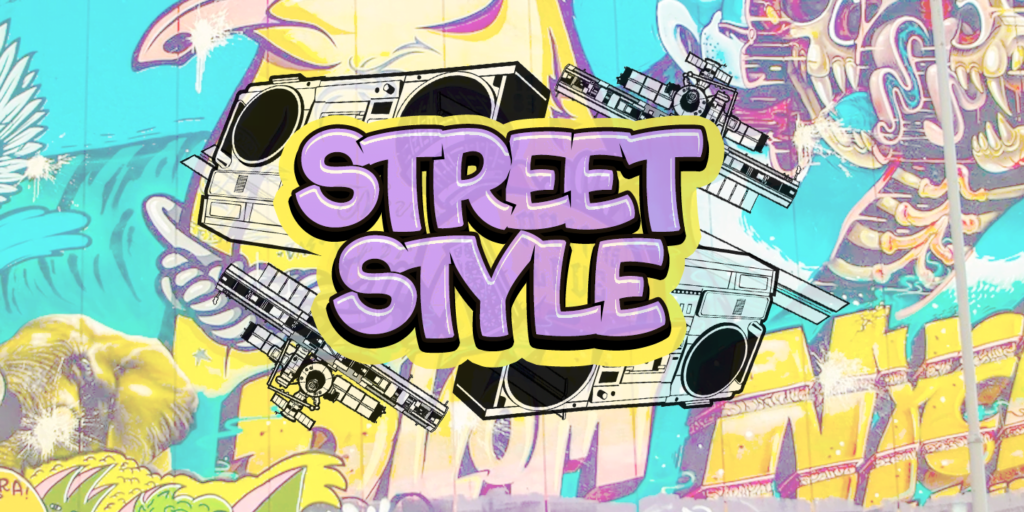 Bouncy Font Street Style