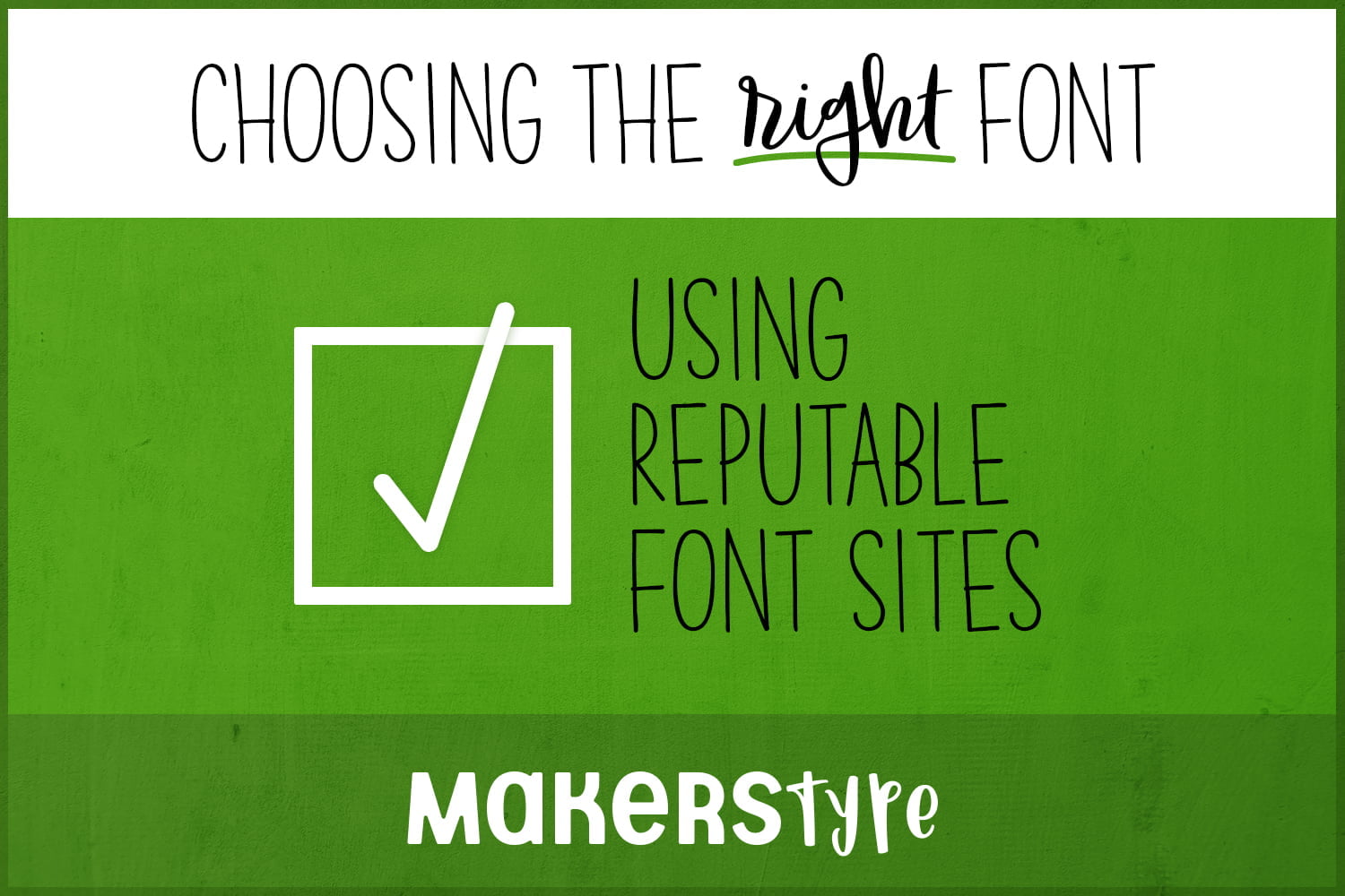 Choosing The Right Font: Reputable Font Sites 1 Reputable Font Sites