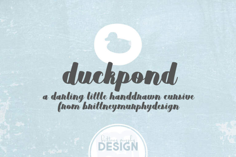 Duckpond Regular Title