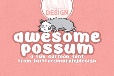 Awesome Possum Regular Title