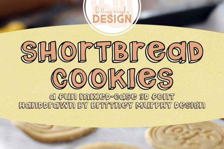 Shortbread Cookies Font
