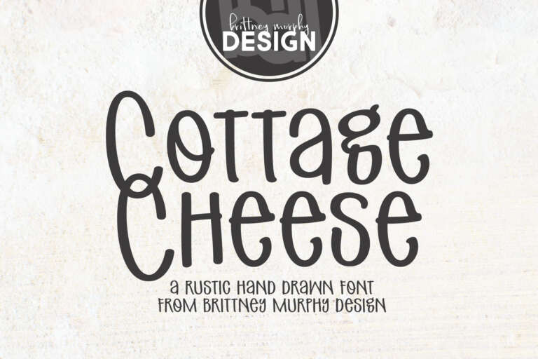 Cottage Cheese Font