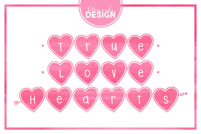 True Love Hearts Regular Title