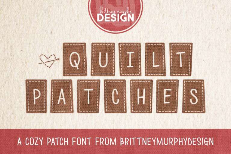 Quilt Patches Font