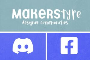 MakersType Facebook and Discord Communities Graphic