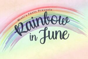 Rainbow In June Graphic