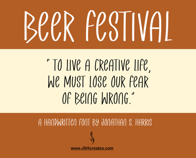 Beer Festival Font