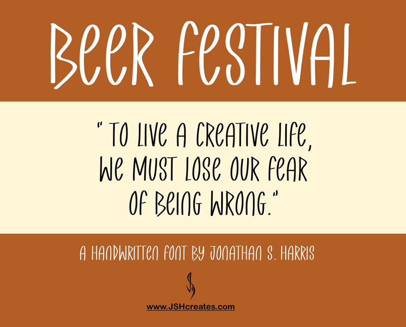 Beer Festival Font