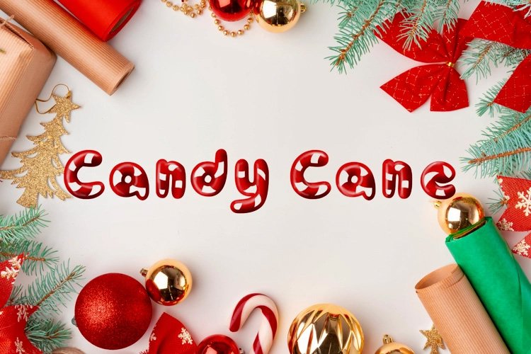 Candy Cane Font