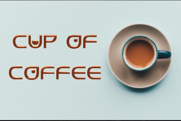 Cup Of Coffee Font