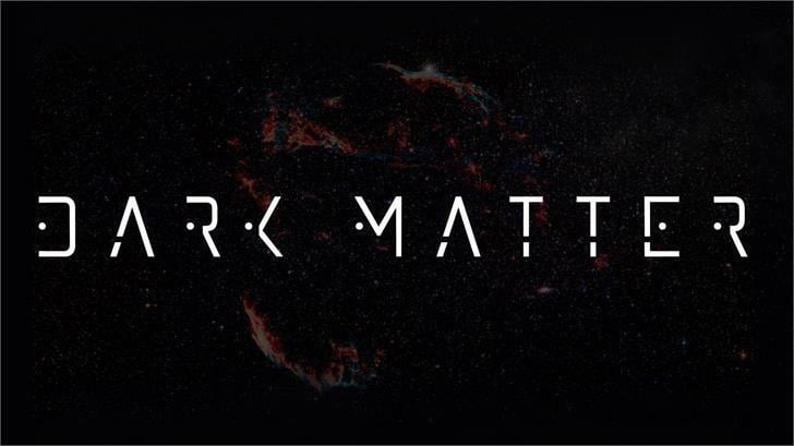 Dark Matter Font