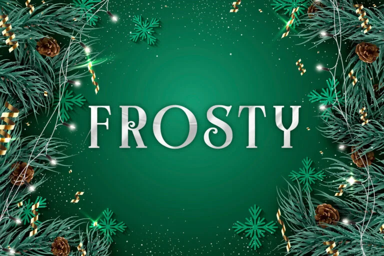 Frosty Font