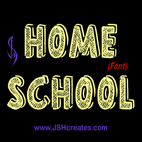 Home School Font