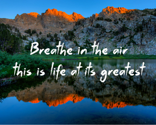 Love Life Font Sample Breathe In The Air