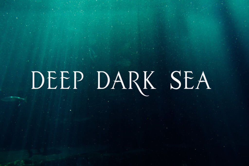 Mermaid Tales Font Deep Dark Sea