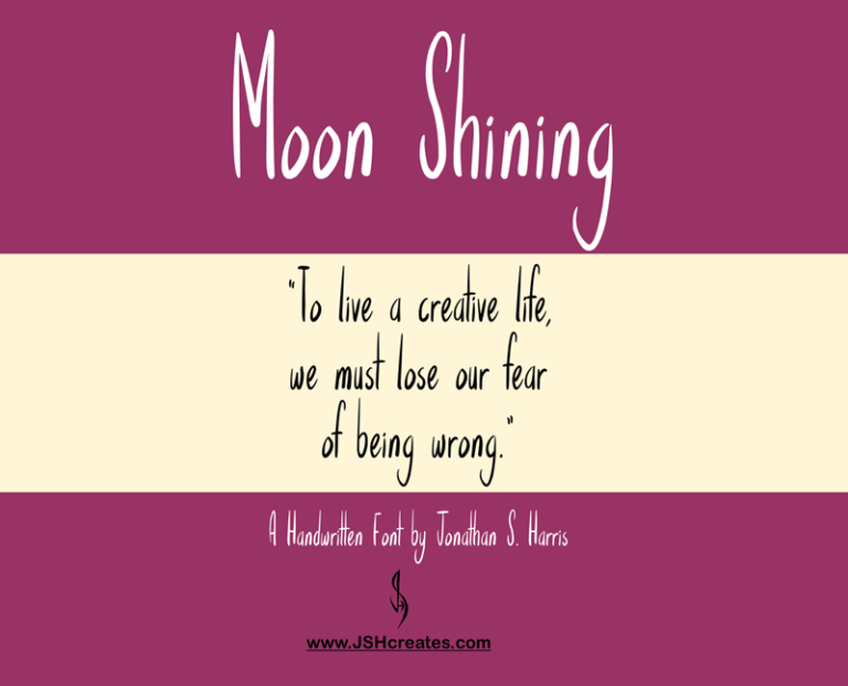 Moon Shining Font