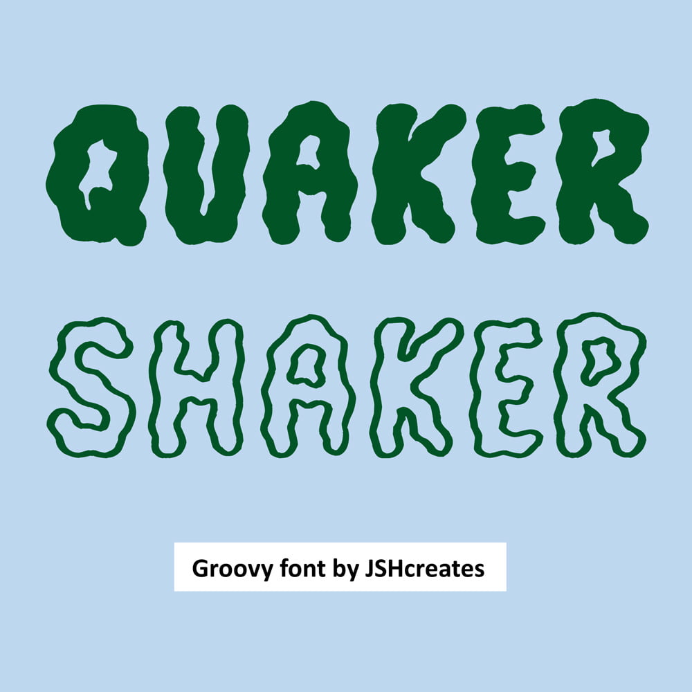 Quaker Shaker Font