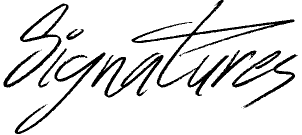 Signatures Font