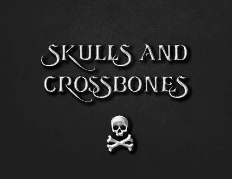 Skulls And Crossbones Font