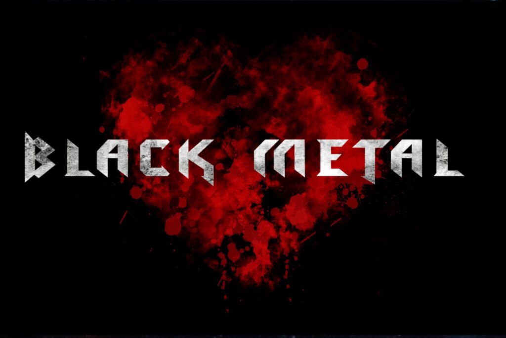 Black and Metal Font