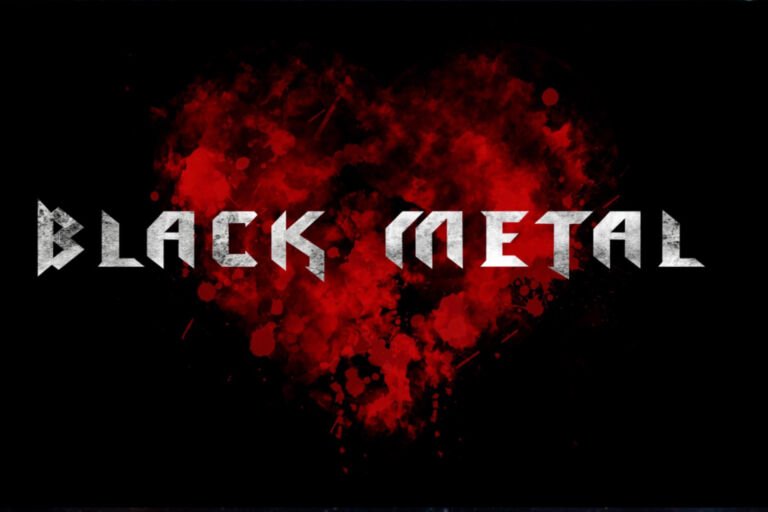 Black and Metal Font