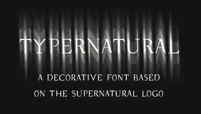 Typernatural Font