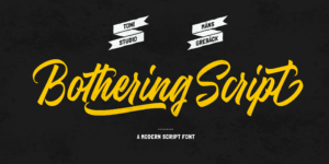 Bothering Script Graphic